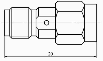 SMA series Connectors Product Outline Dimensions