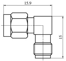 SMA series Connectors Product Outline Dimensions