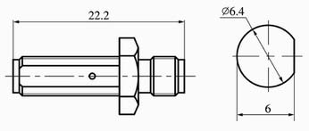 SMA series Connectors Product Outline Dimensions