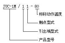 JUC-1M（JX） Ultraminiature and hermetically sealed thermostat  Relays how to order