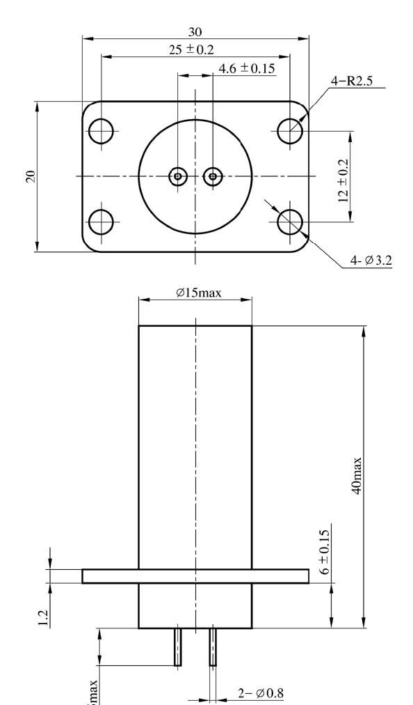 GK-6 unilateralism over loading switch Relays Outline Mounting Dimensions