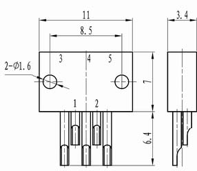 J45-5 series Connectors Receptacle