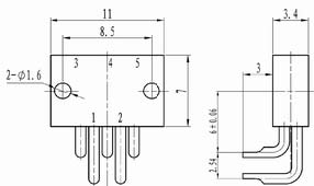 J45-5 series Connectors Receptacle