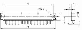 J45-15 series Connectors Receptacle