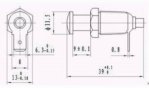ZD1 Manual Brake Switch series Relays Product Outline Dimensions