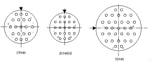 Y3 series  Connectors Contact Arrangements