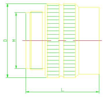 Y3B Series  Connectors Product Outline Dimensions