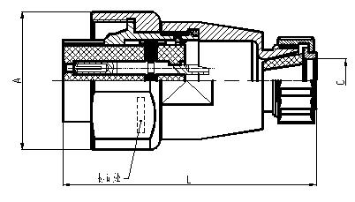 YW Series  Connectors Outline Mounting Dimensions