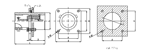 YW1 series  Connectors Outline Mounting Dimensions