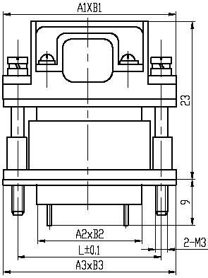 J14Q series Connectors Product Outline Dimensions