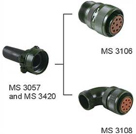 MS 24-22 Connectors Product Outline Dimensions