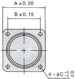 MS 20-15 Connectors Product Outline Dimensions