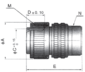 MS 22-23 Connectors Product Outline Dimensions