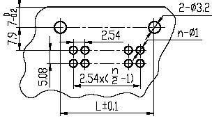 J41,J41B series Connectors Product Outline Dimensions