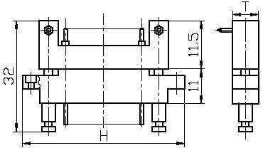 J41D series Connectors Product Outline Dimensions