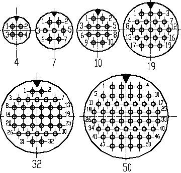 Y46  series Connectors Contact Arrangements