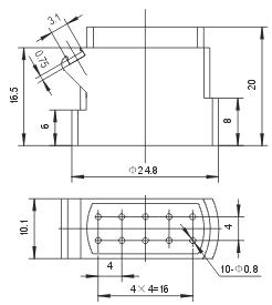 J12&J20 series Connectors Product Outline Dimensions