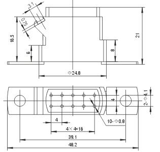 J12&J20 series Connectors Product Outline Dimensions