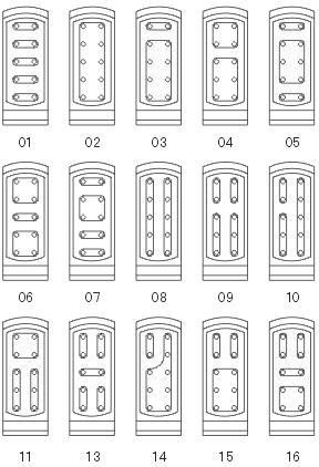 J12&J20 series Connectors Product Outline Dimensions