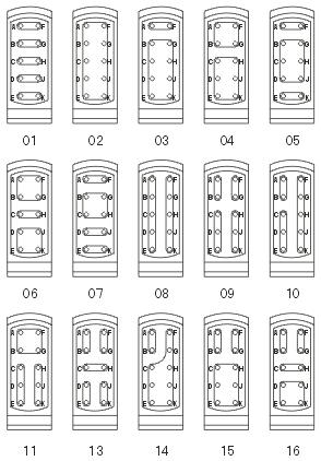 J12&J20 series Connectors Product Outline Dimensions