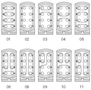 J12&J20 series Connectors Product Outline Dimensions