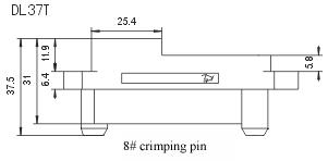 DL37Z/T&DL37Z-01/T-01 series Connectors Product Outline Dimensions