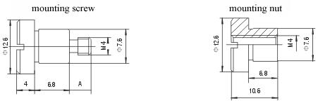 Tool series Connectors Outline Mounting Dimensions