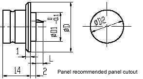 Y27 series Connectors Product Outline Dimensions