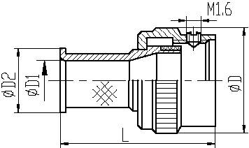 Y27 series Connectors Product Outline Dimensions