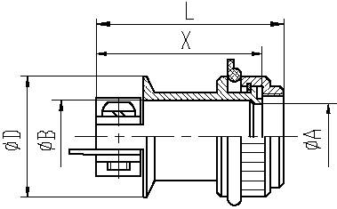 Y27 series Connectors Product Outline Dimensions