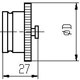 Y27 series Connectors Product Outline Dimensions