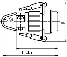 Y27 series Connectors Product Outline Dimensions