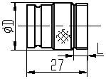 Y27 series Connectors Product Outline Dimensions