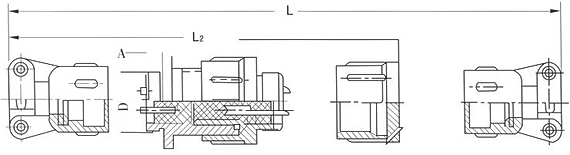 X14  series Connectors Product Outline Dimensions