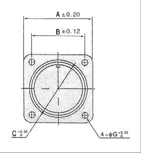 MIL-C-5015 series Connectors Product Outline Dimensions