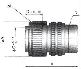 MIL-C-5015 series Connectors Product Outline Dimensions