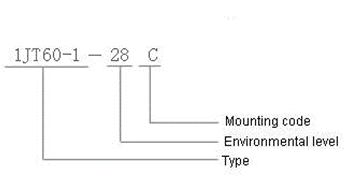 1JT60-1 Magnetism Keep and hermetical relay series Relays how to order