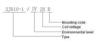 2JB10-2 Magnetism Keep and hermetical relay series Relays how to order