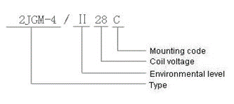 2JGM4-4  Magnetism Keep and hermetical relay series Relays how to order