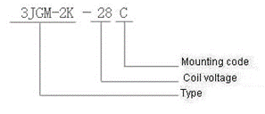 3JGM-2K High power and hermetical relays series Relays how to order