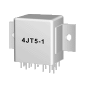 4JT5-1 Magnetism Keep and hermetical relay series Relays Product solid picture