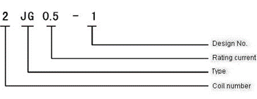 2JG0.5-1-0.5A Magnetism Keep and hermetical relay series Relays how to order