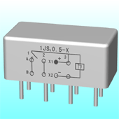 1JSX0.5-X Time-lapse and hermetical relay series Relays Product solid picture