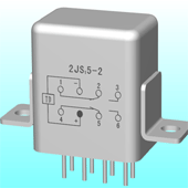 2JS15-2  Time-lapse and hermetical relay series Relays Product solid picture