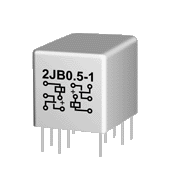2JB0.5-1  Ultraminiature and hermetically sealed relays series Relays Product solid picture