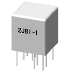 2JB1-1  Subminiature and hermetical Electromagnetism relay series Relays Product solid picture