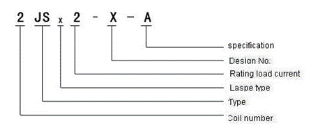 2JSX2-X  Time-lapse and hermetical relay series Relays how to order