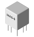 2JL0.5-3  Subminiature and hermetical Electromagnetism relay series Relays Product solid picture