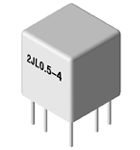 2JL0.5-4  Subminiature and hermetical Electromagnetism relay series Relays Product solid picture