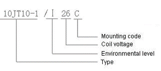 10JT10-1  hermetical Electromagnetism relay series Relays how to order